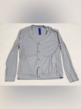 Kit Ace Chillin Cardigan Relaxed Fit Heather Shade Gray Men’s L Retail $128